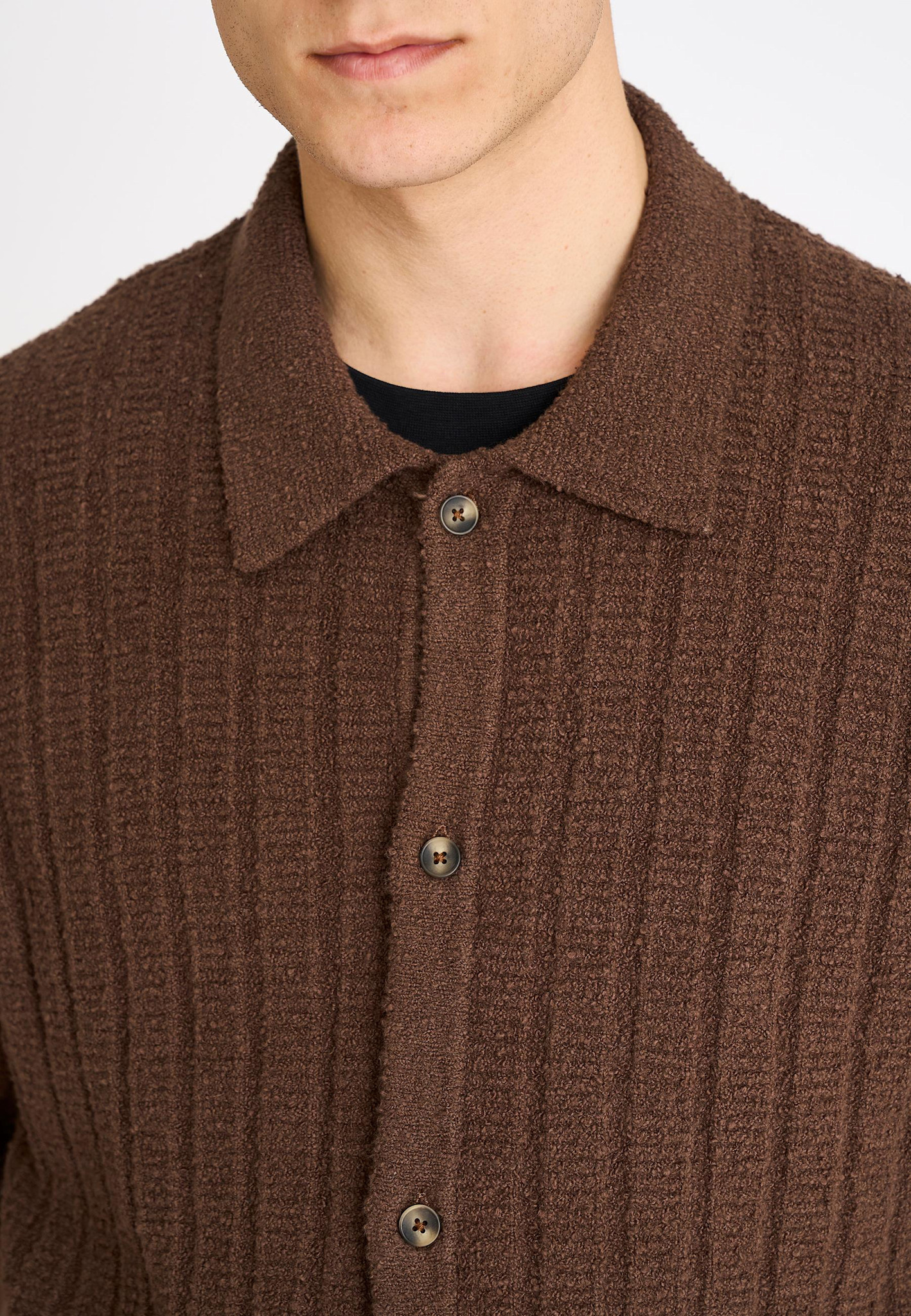 Resterods Resterods George S/S Shirt 89-Brown