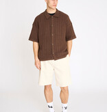 Resterods Resterods George S/S Shirt 89-Brown