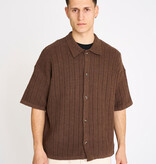 Resterods Resterods George S/S Shirt 89-Brown