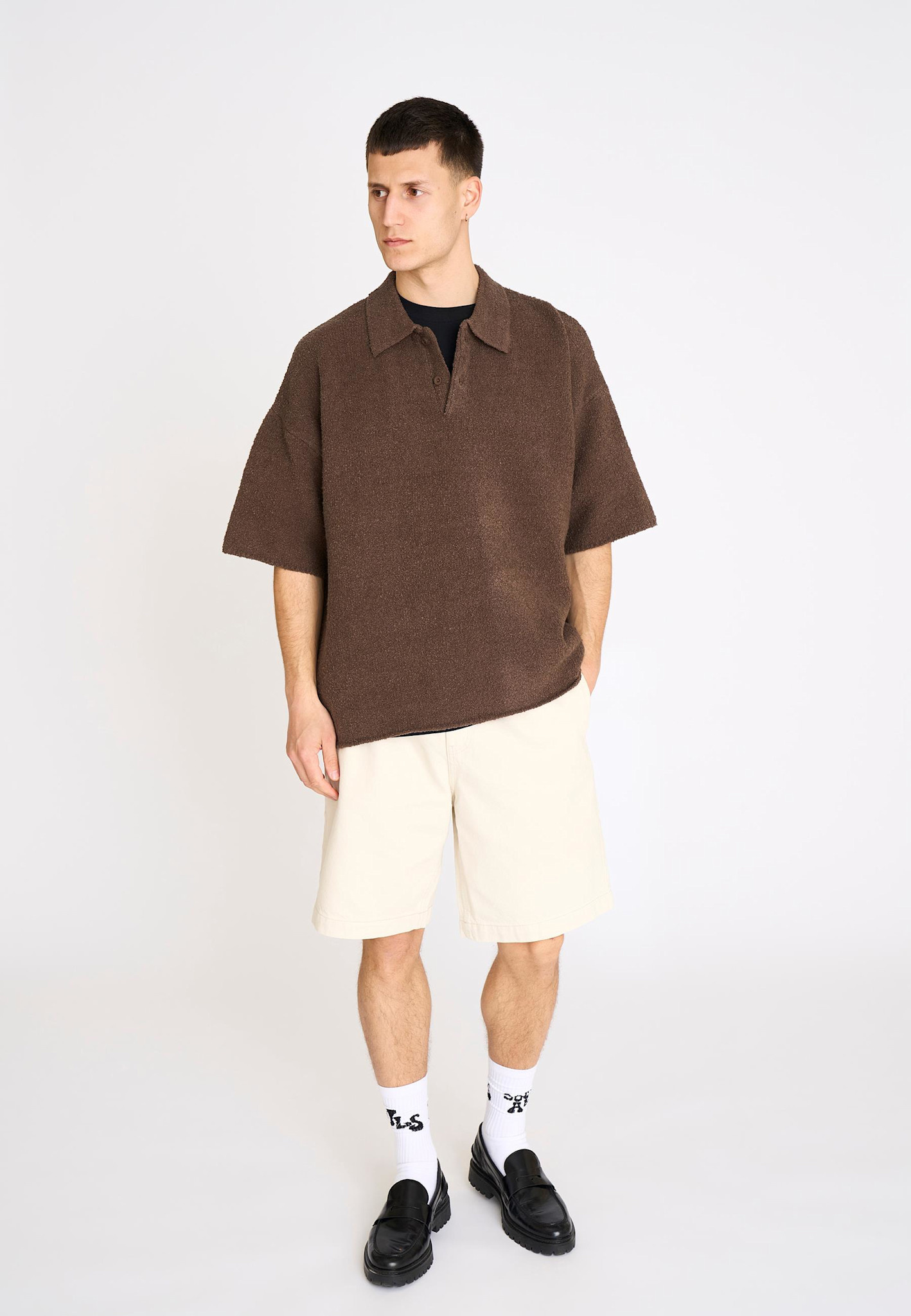Resterods Jim S/S Polo 89-Brown