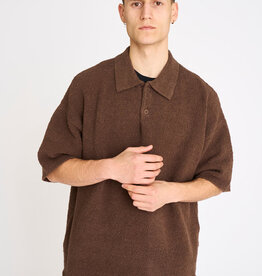 Resterods Resterods Jim S/S Polo 89-Brown