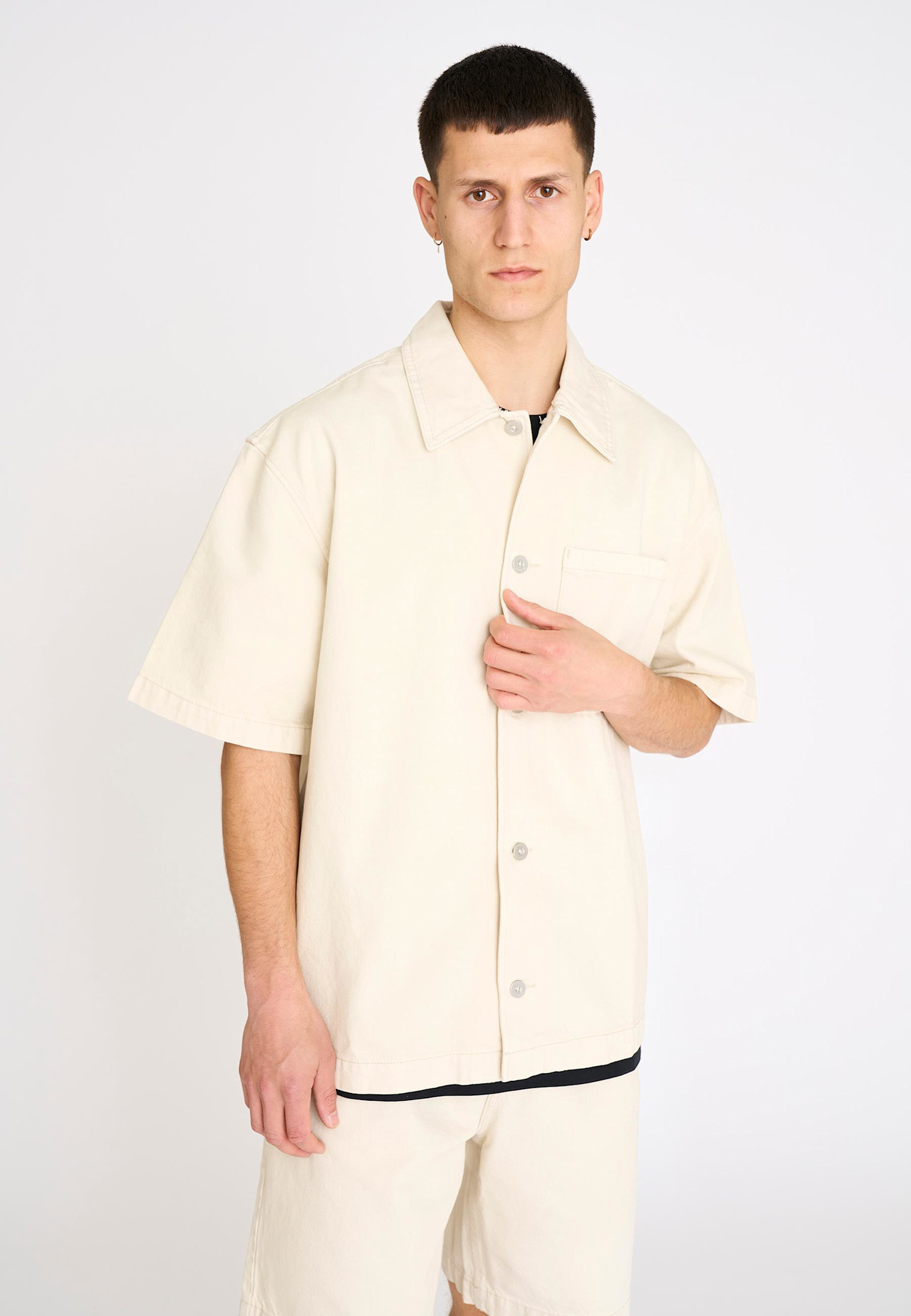 Resterods Noah S/S Shirt 80-White