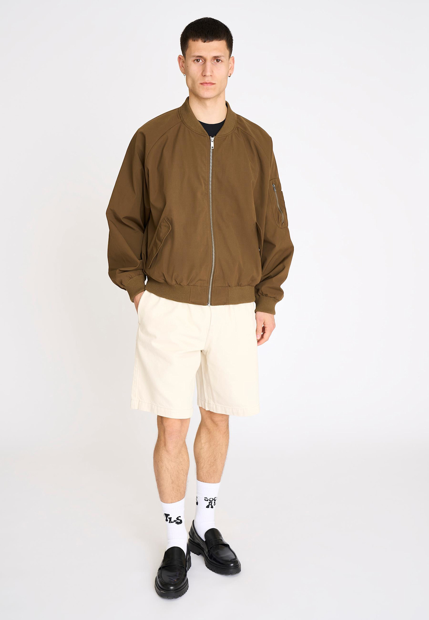 Resterods Oliver Bomber Jacket 89-Brown