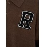 Resterods Resterods Eddy LS Polo Sweat Brown