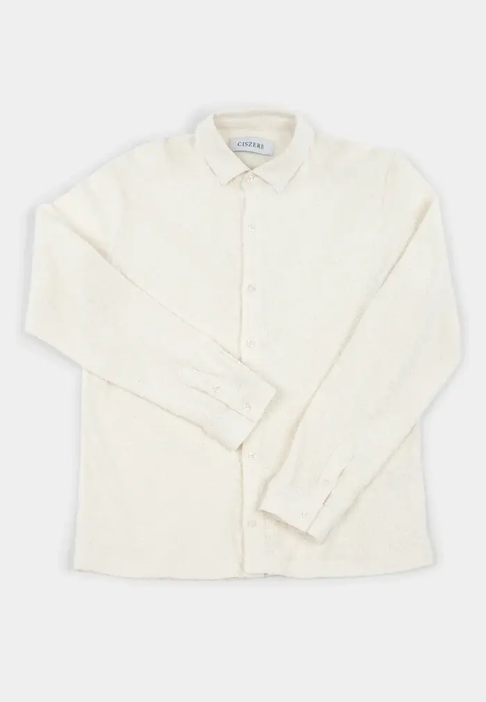 Ciszere Damien Boucle Shirt Oat