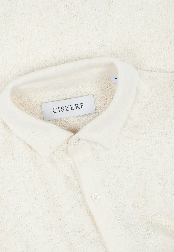 Ciszere Damien Boucle Shirt Oat