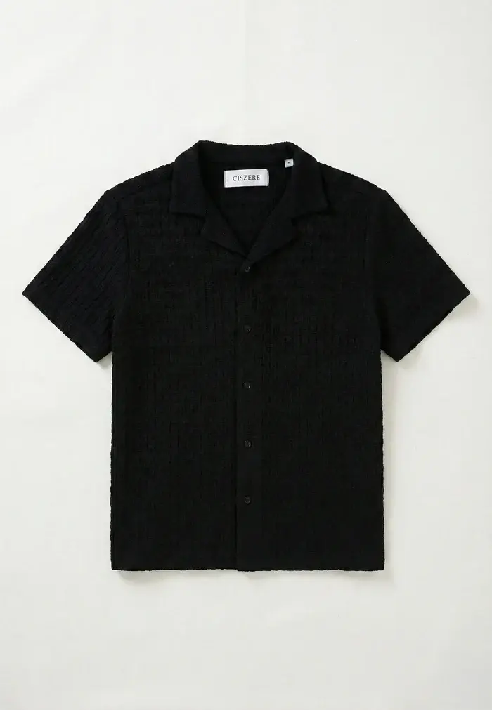 Ciszere Ashen Structured Shirt Black