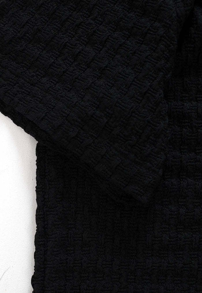 Ciszere Ashen Structured Shirt Black