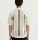 Ciszere Bran Crochet Knitted Shirt White/Beige