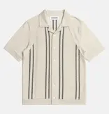 Ciszere Bran Crochet Knitted Shirt White/Beige