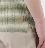 Ciszere Gabe Knitted Polo Striped Green