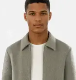 Ciszere Fred Boucle Overshirt Dusty Sage Green