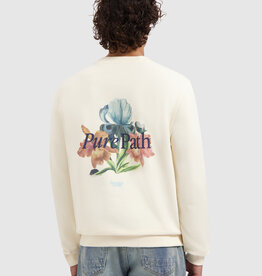 Pure Path 26010309 Trio Of Flowers Sweater Ecru