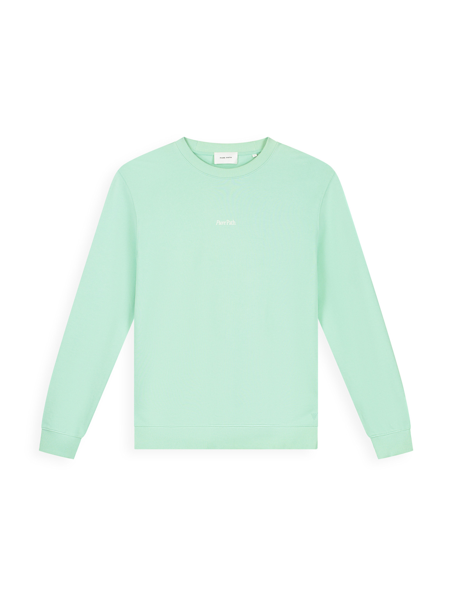 Pure Path 26010309 Trio Of Flowers Crew Neck Sweat Mint