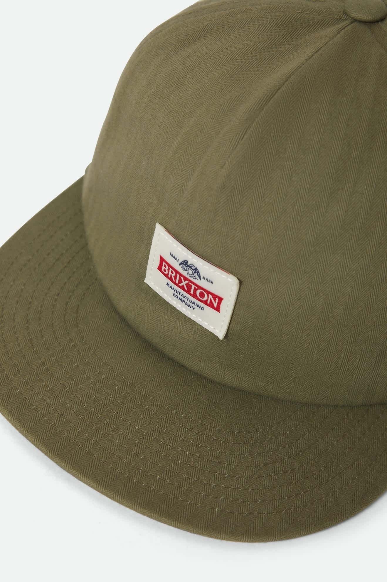 Brixton Pinnacle MP Snapback  Washed Olive Green