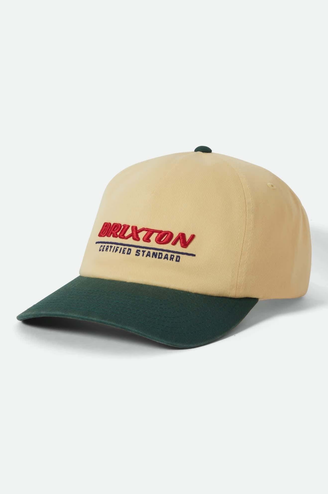 Brixton Certified LP ADJ Hat Washed Celestial Yellow/Medite