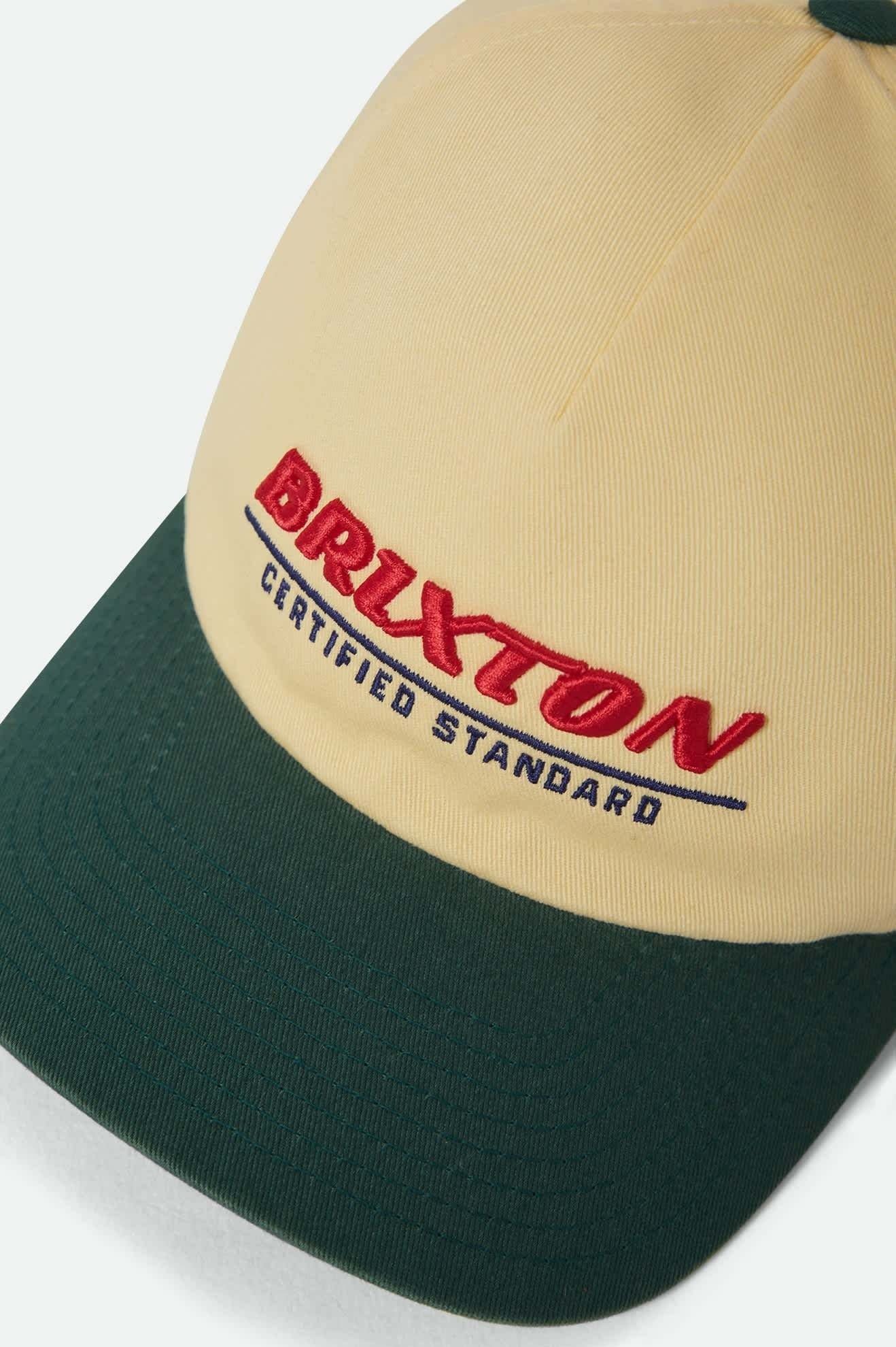 Brixton Certified LP ADJ Hat Washed Celestial Yellow/Medite