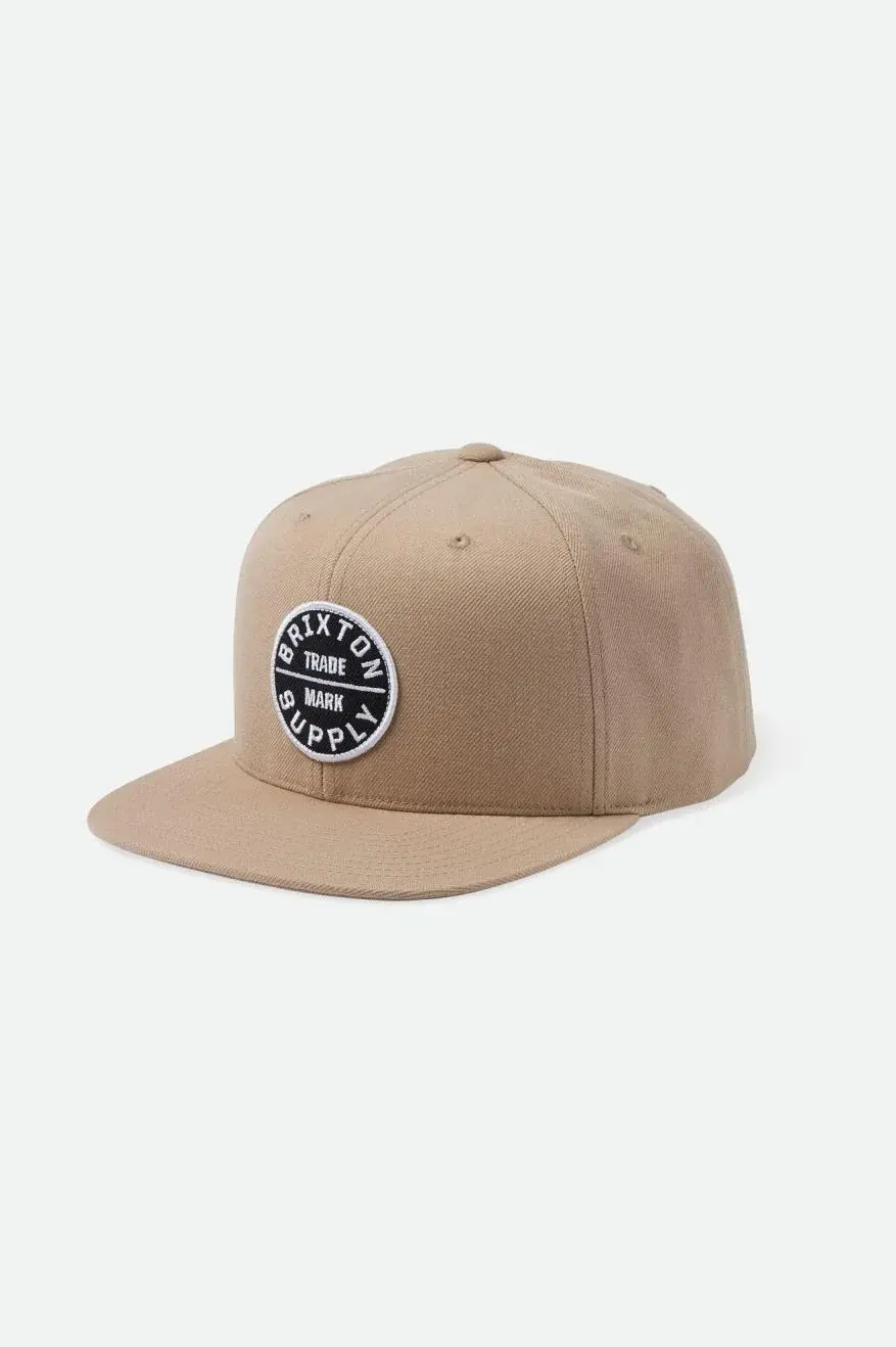 Brixton Oath III Snapback Sand
