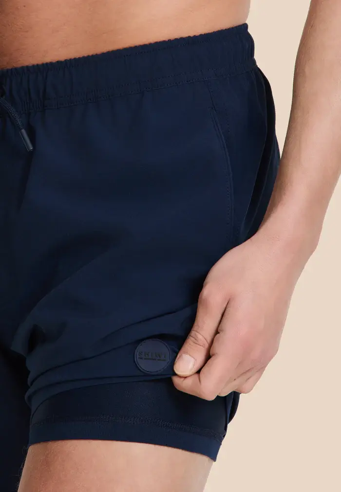 SHIWI Scott Stretch Swim Short Blue Dark Navy