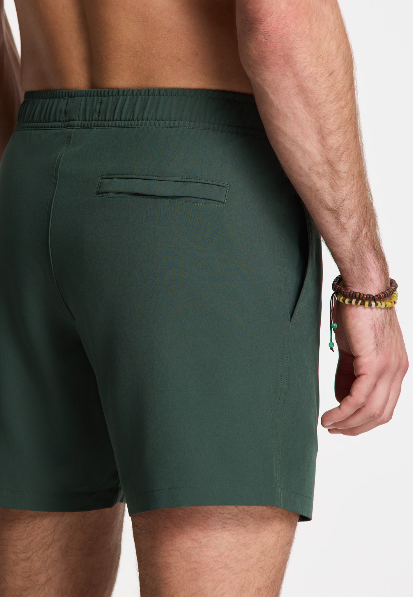 SHIWI Scott Stretch Swim Short Green Leaf