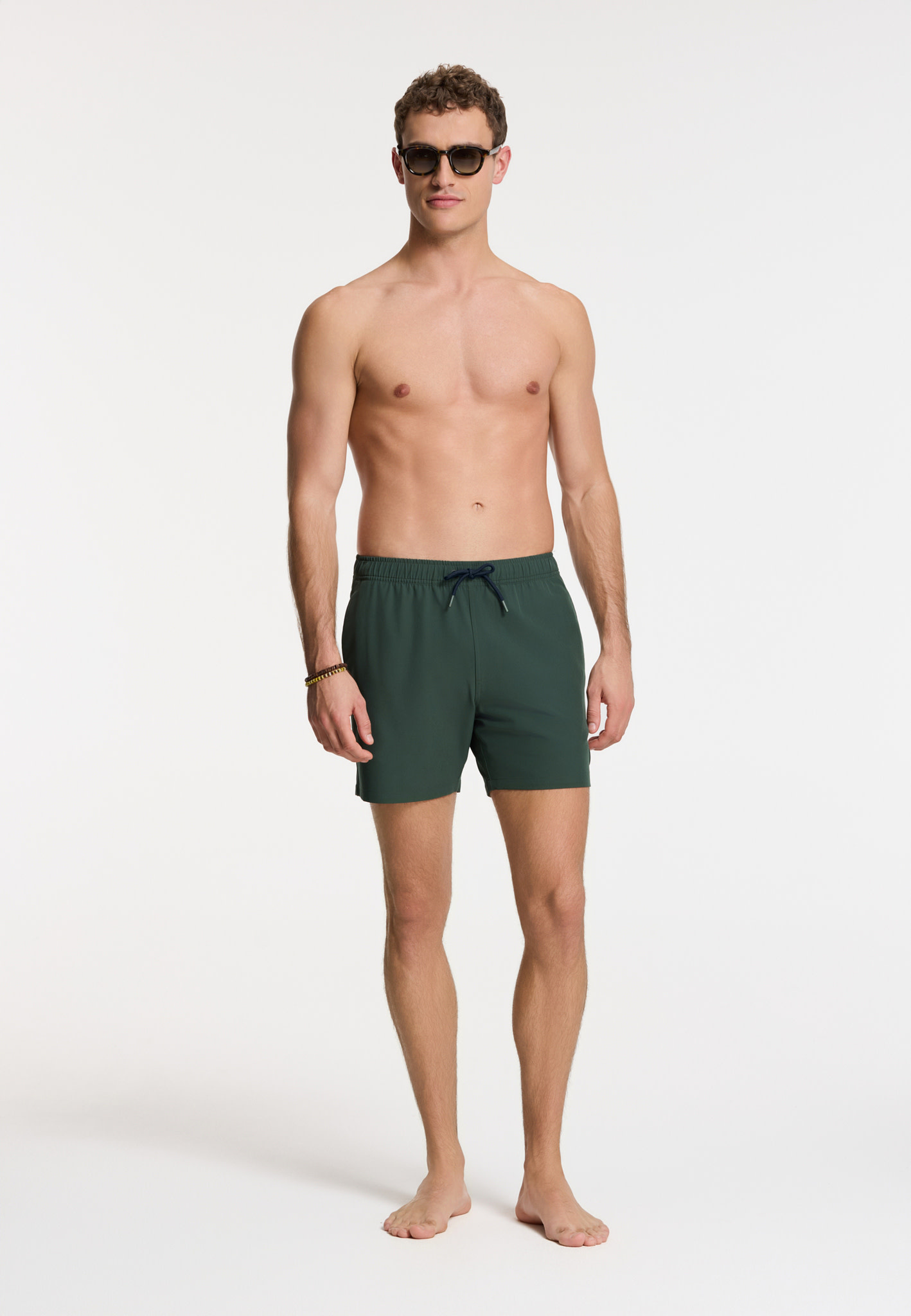 SHIWI Scott Stretch Swim Short Green Leaf