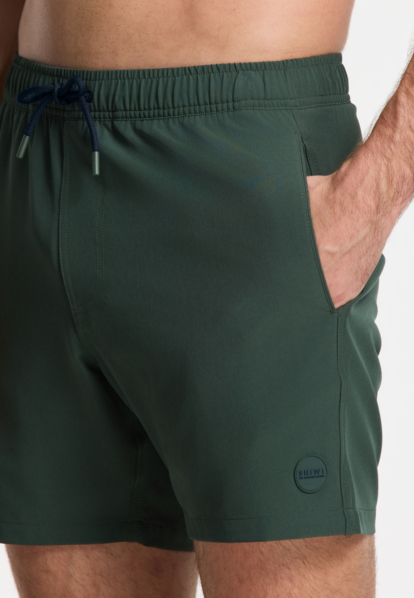 SHIWI Scott Stretch Swim Short Green Leaf