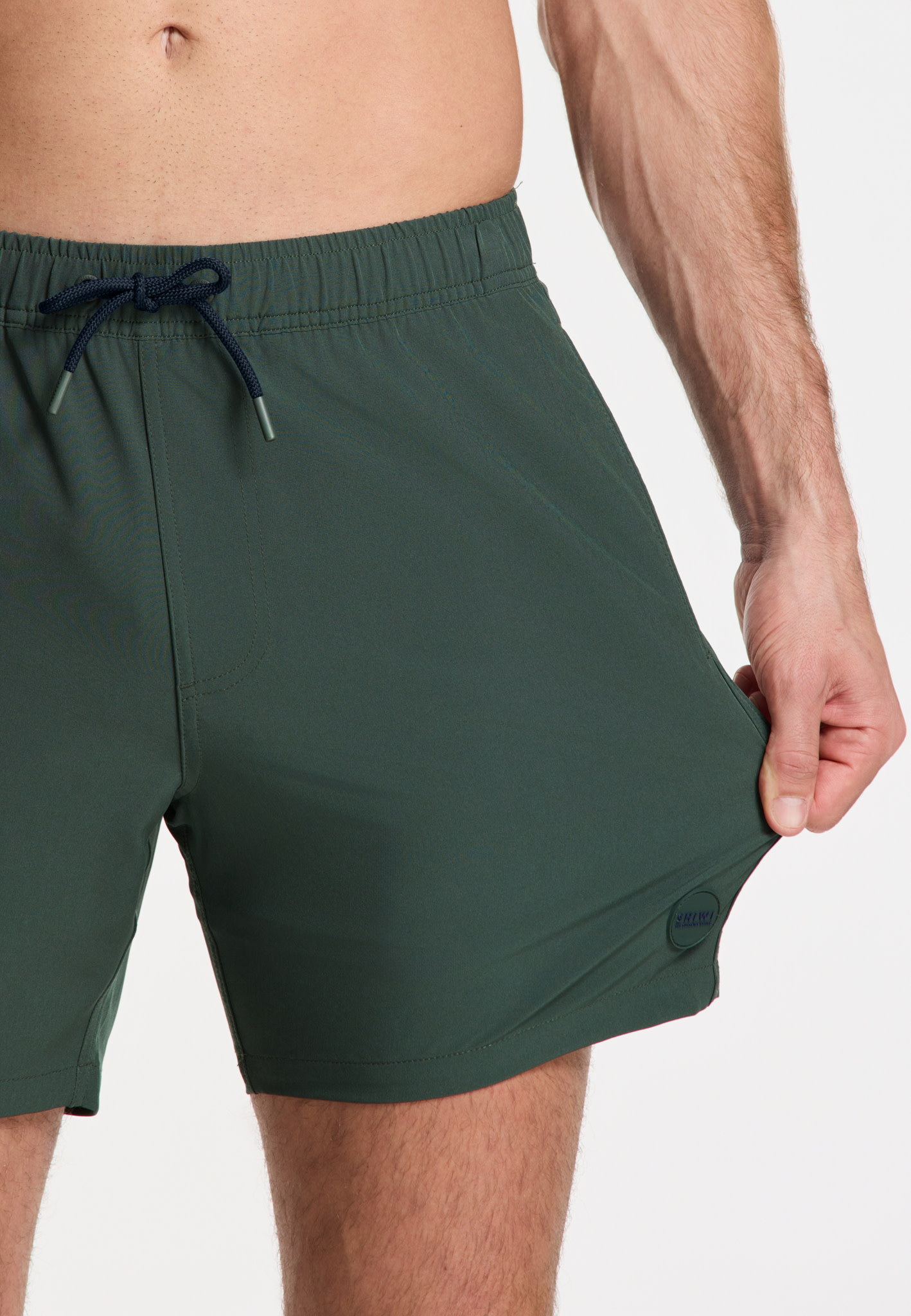 SHIWI Scott Stretch Swim Short Green Leaf