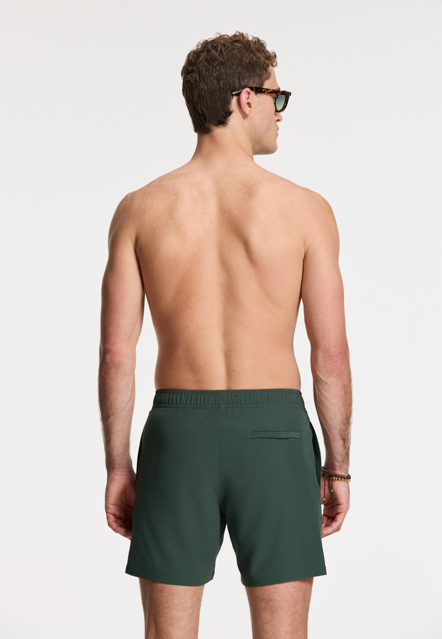 SHIWI Scott Stretch Swim Short Green Leaf