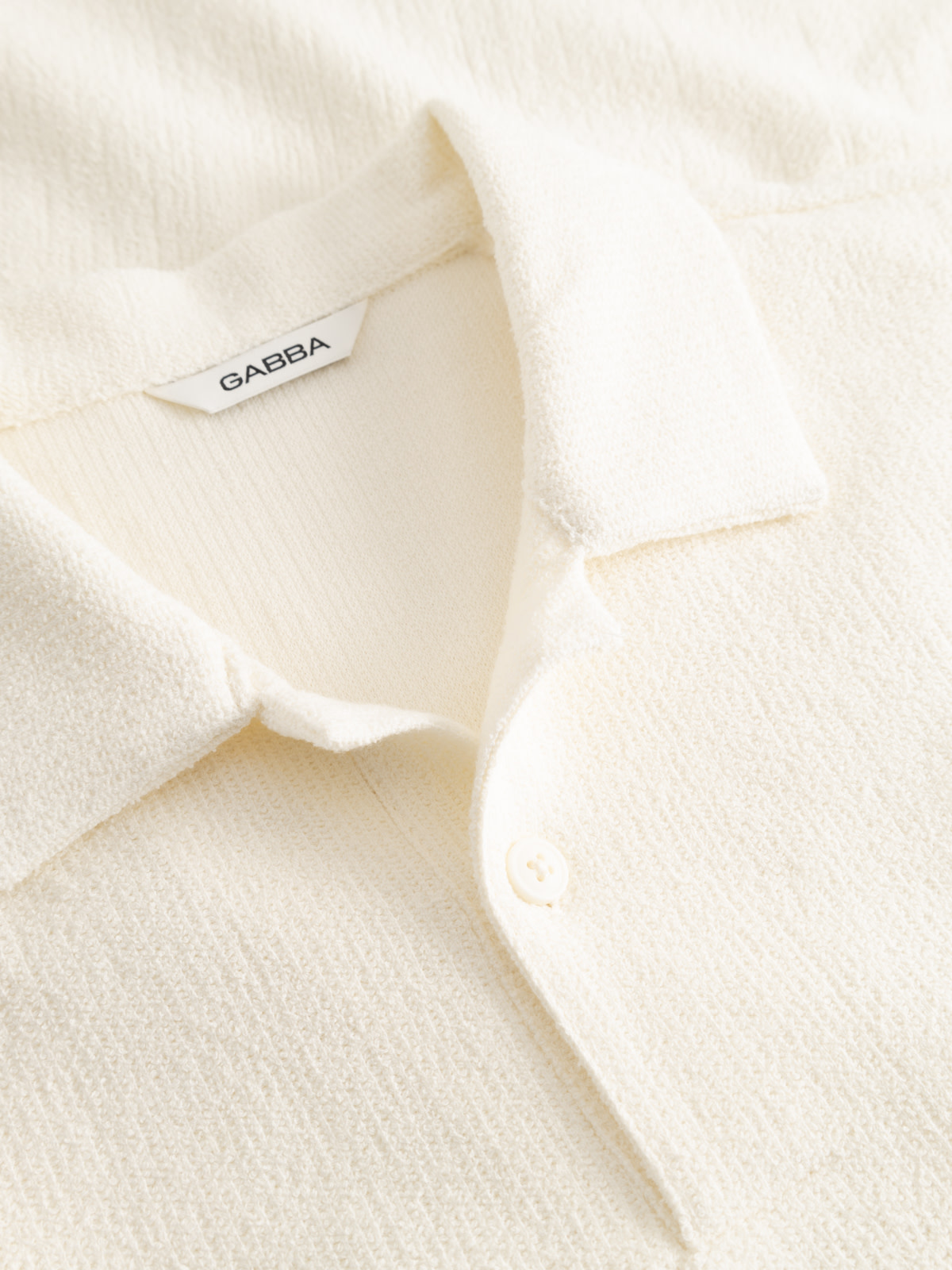 Gabba Blio Sku Towel S/S Polo 12849 Egret