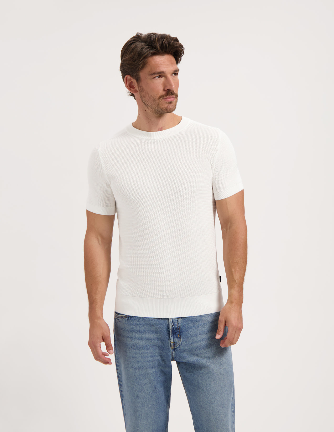 Saint Steve Hein Knitted Shirt White