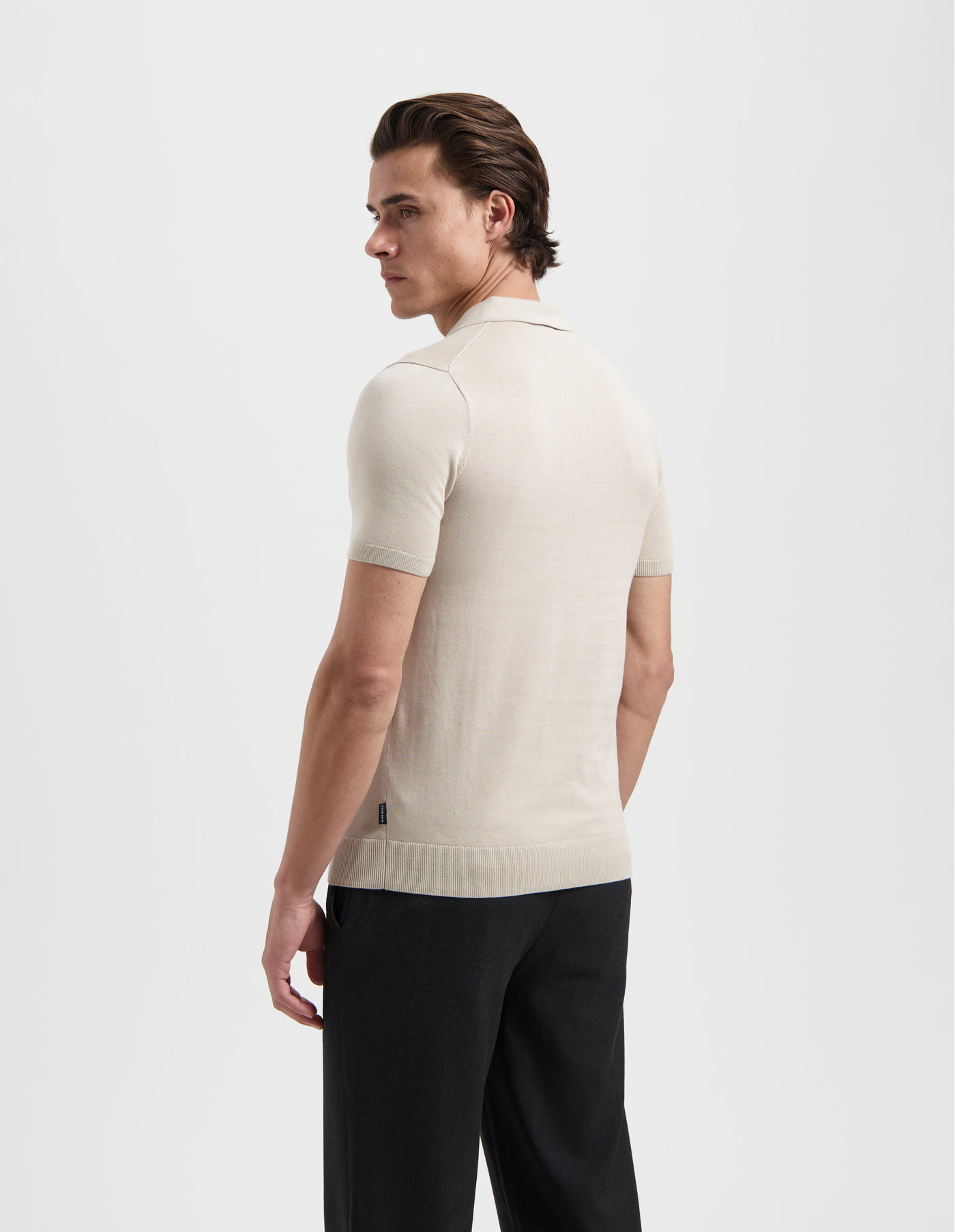 Saint Steve Chris Knitted Polo Sand