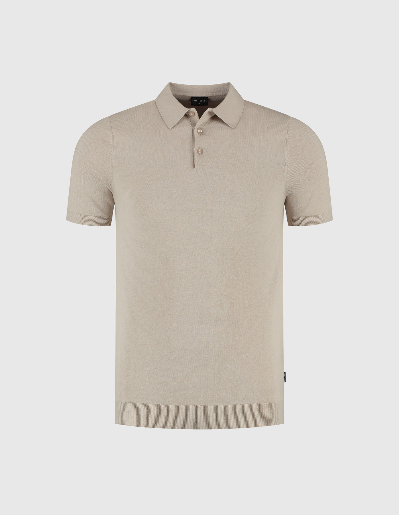 Saint Steve Chris Knitted Polo Sand