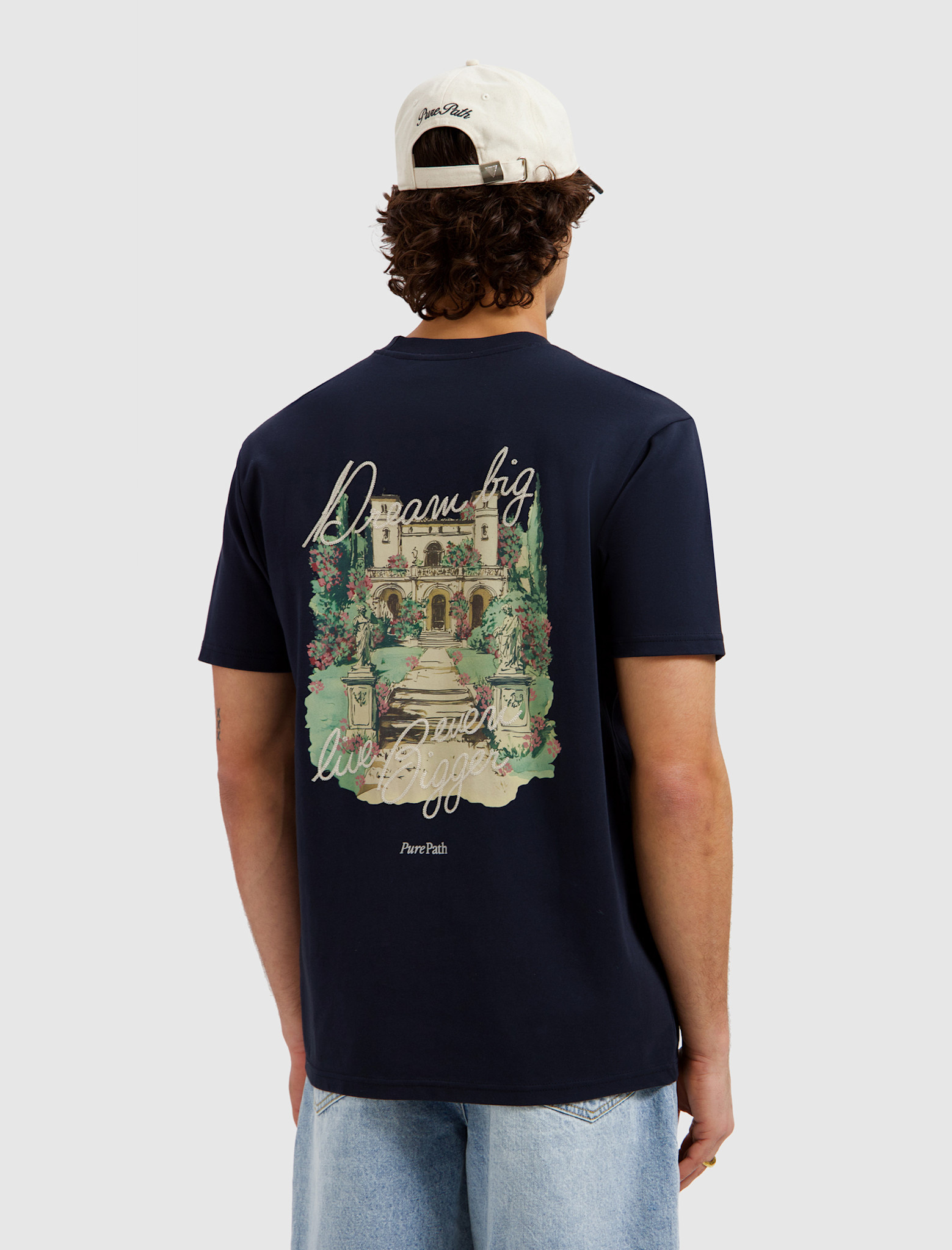 Pure Path 26010110 Mansion Tee Dark Navy