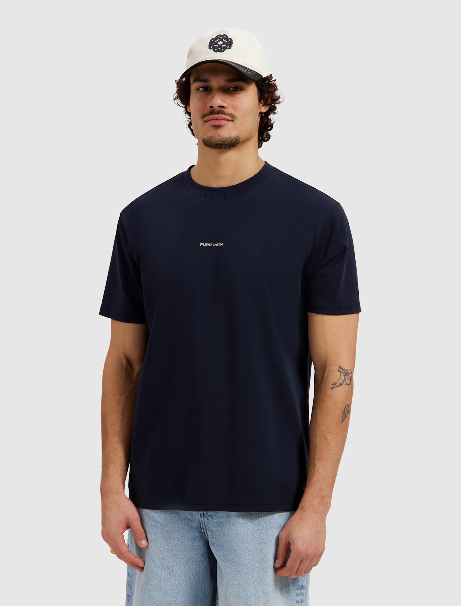 Pure Path 26010110 Mansion Tee Dark Navy