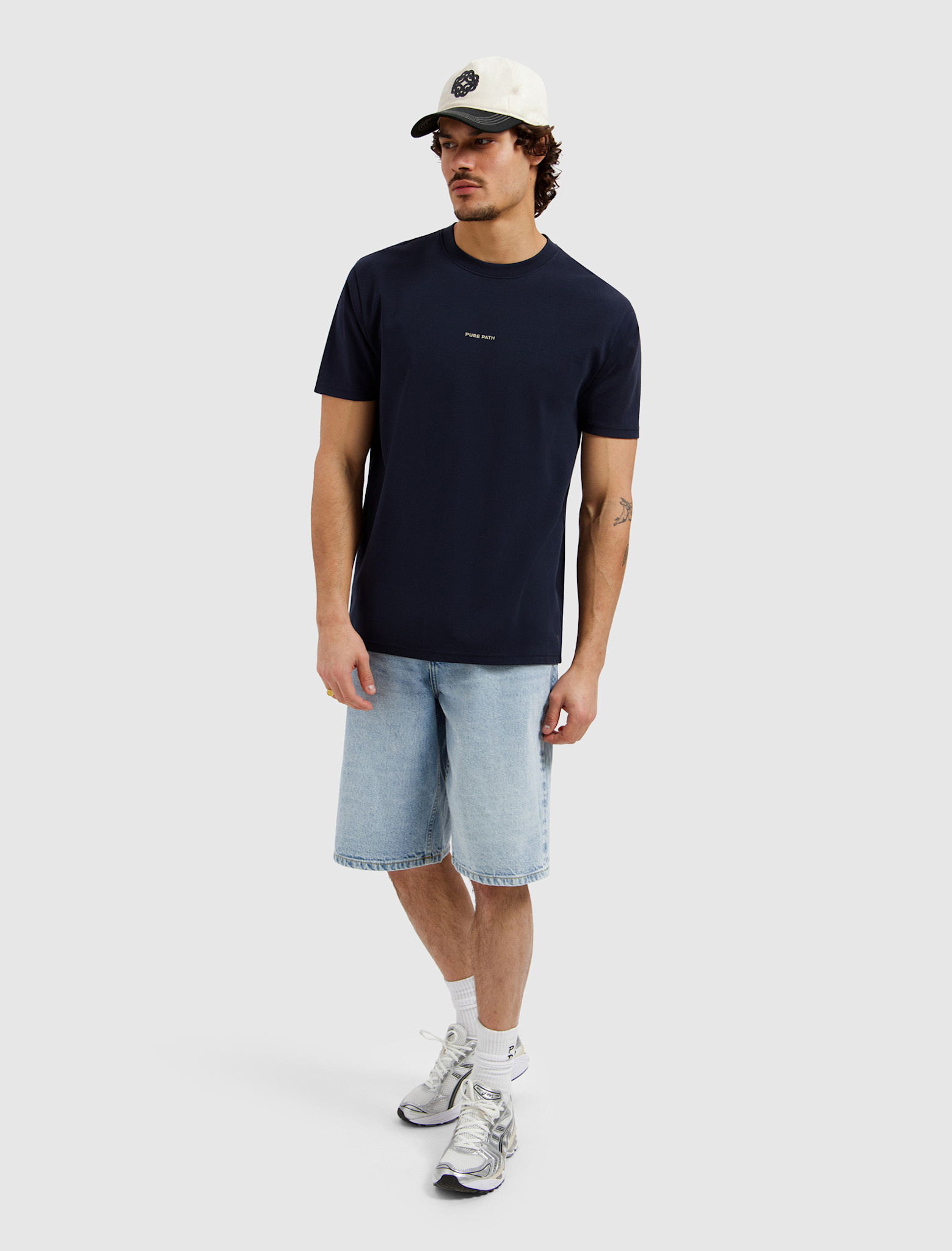 Pure Path 26010110 Mansion Tee Dark Navy