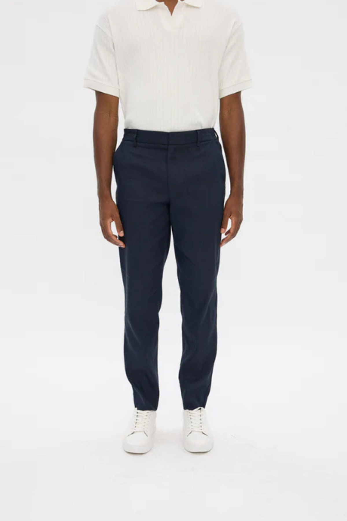 Plain Theo 769 Linen Navy