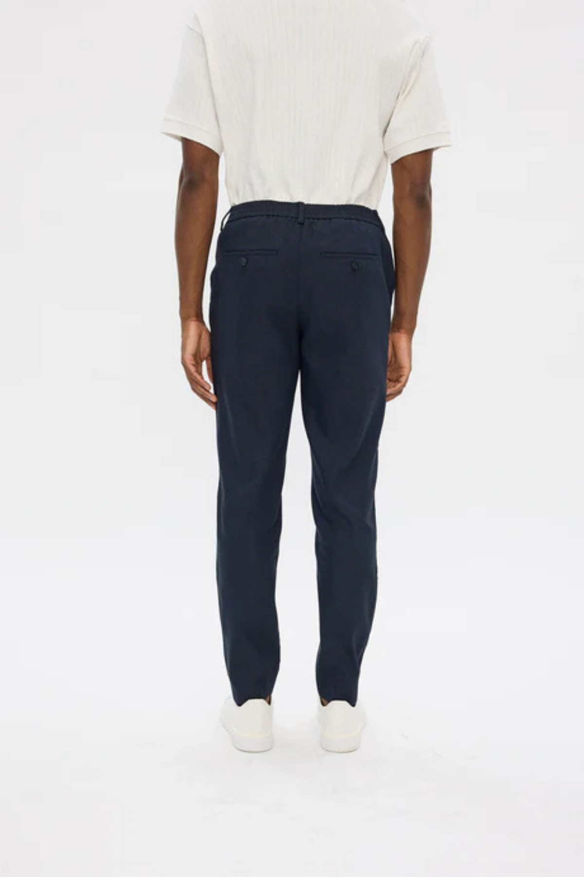 Plain Theo 769 Linen Navy