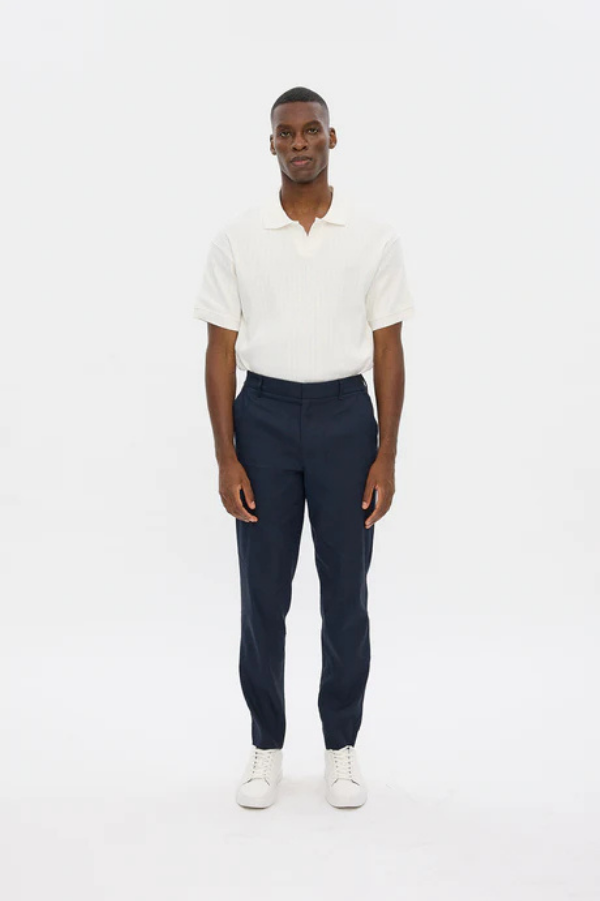 Plain Theo 769 Linen Navy