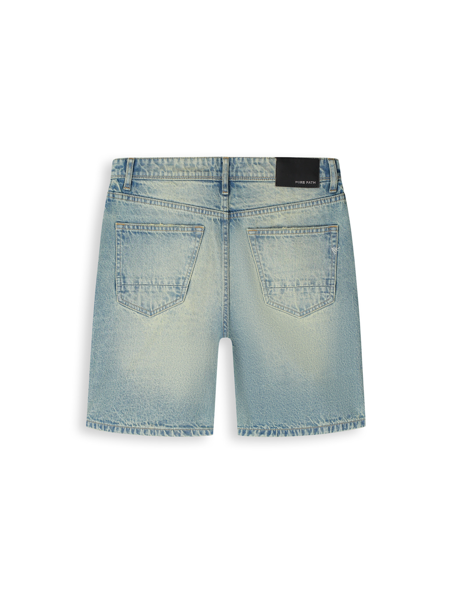 Pure Path The Owen W1654 Denim Short Green Blue