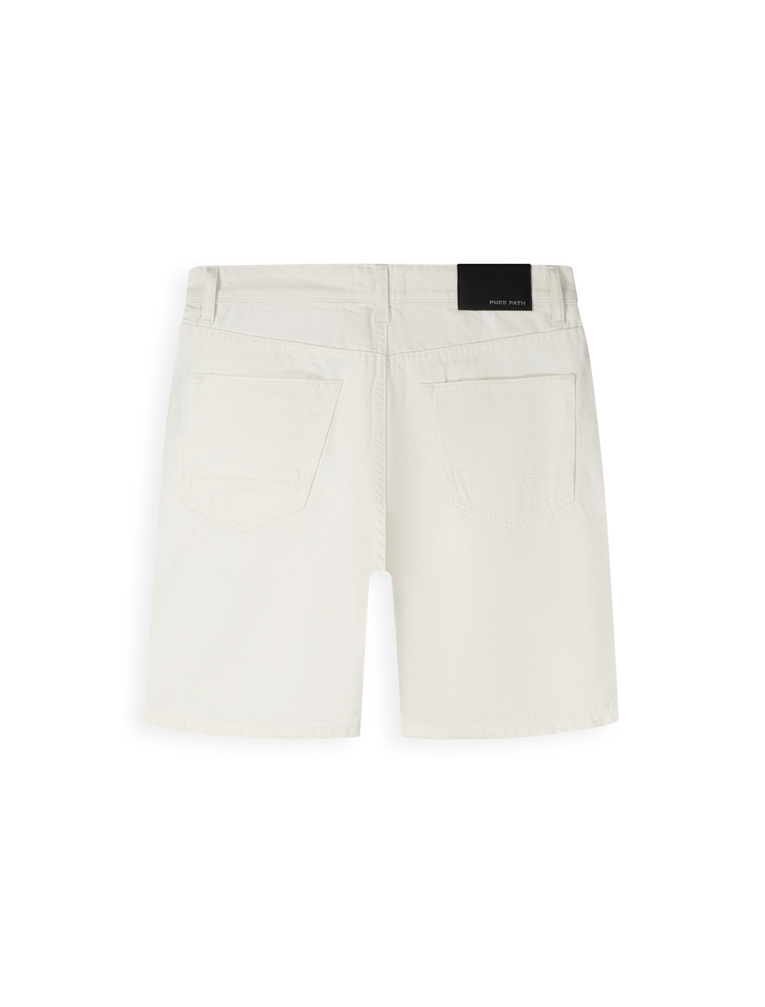 Pure Path The Owen W1672 Denim Short Ecru