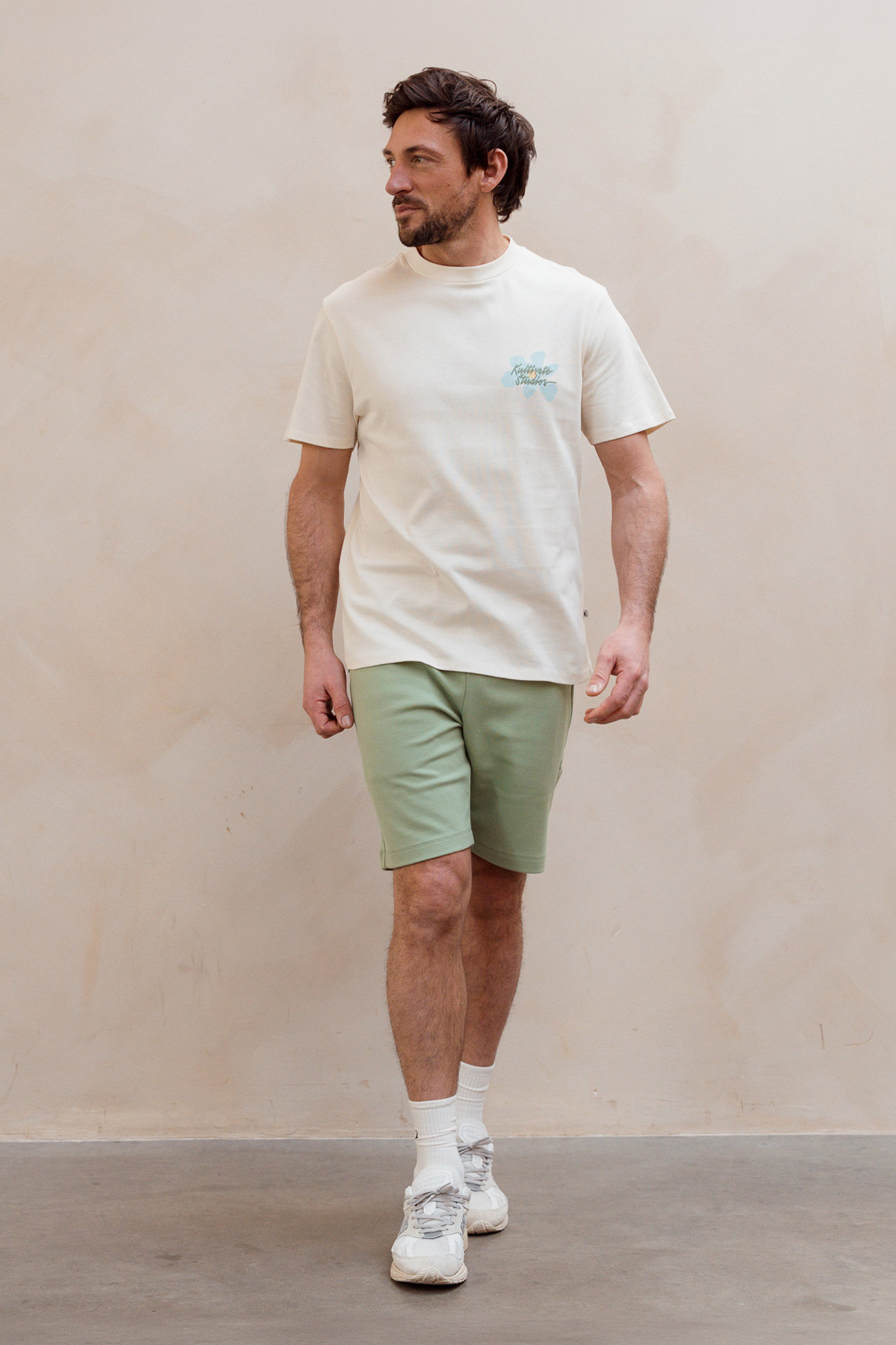 Kultivate Flowers Tee Egret