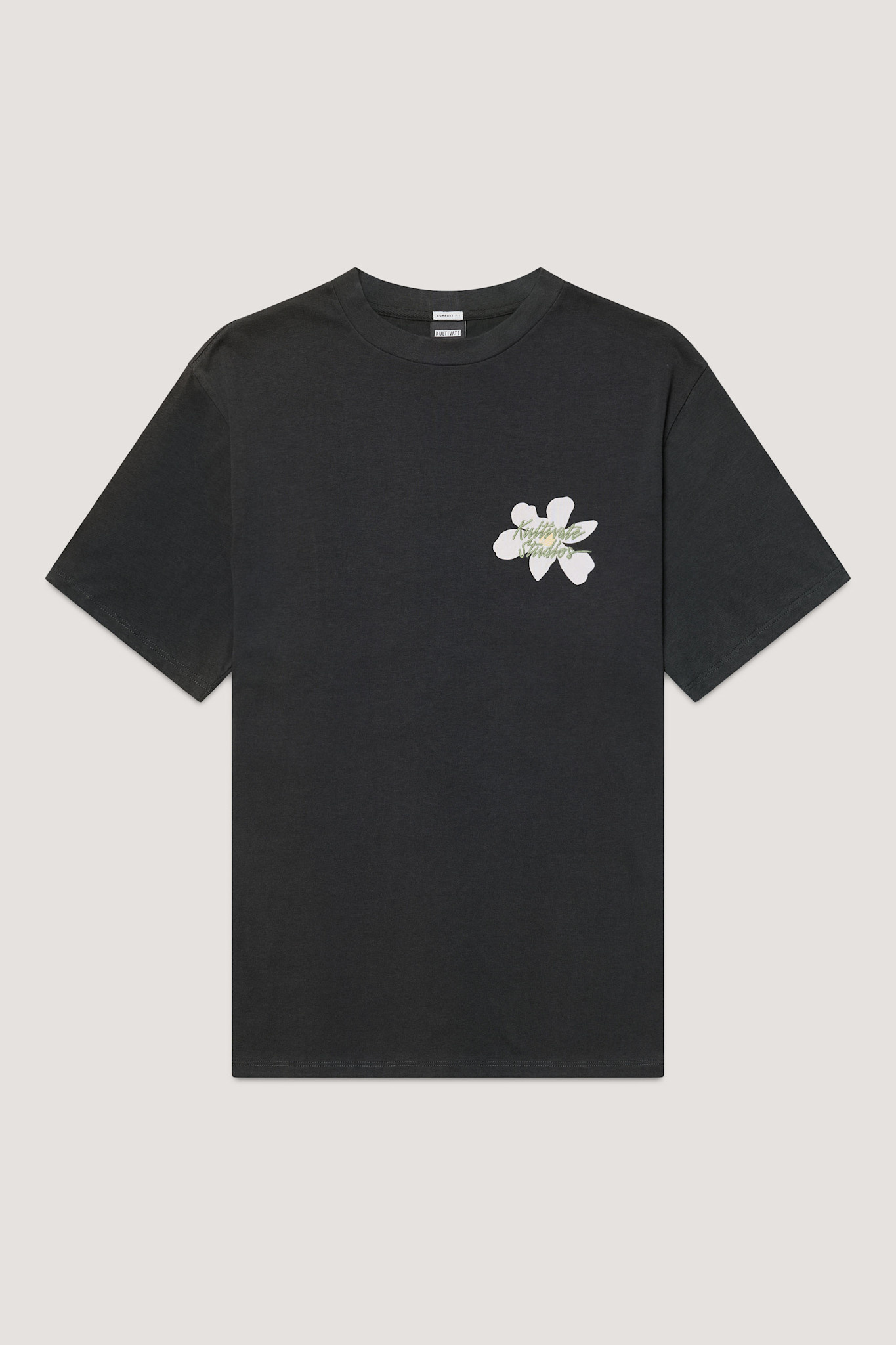Kultivate Flowers Tee Woodland Gray