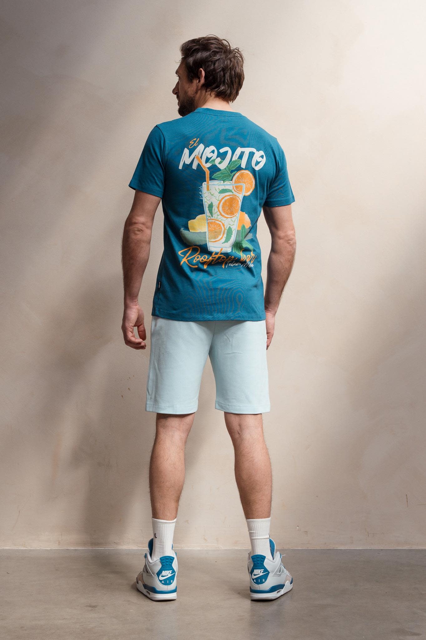 Kultivate Mojito Tee Moroccan Blue