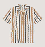 Kultivate Wavey Shirt Whitecap Gray