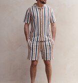 Kultivate Wavey Shirt Whitecap Gray