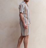 Kultivate Wavey Shirt Whitecap Gray