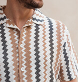 Kultivate Wavey Shirt Whitecap Gray