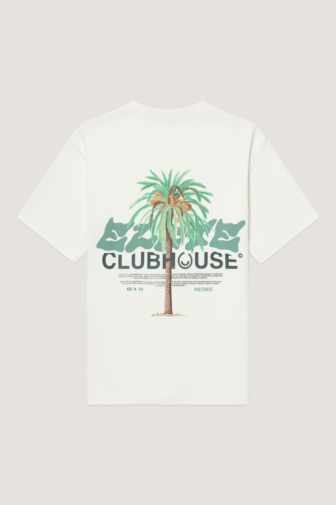 Kultivate Luxury Clubhouse Tee Egret