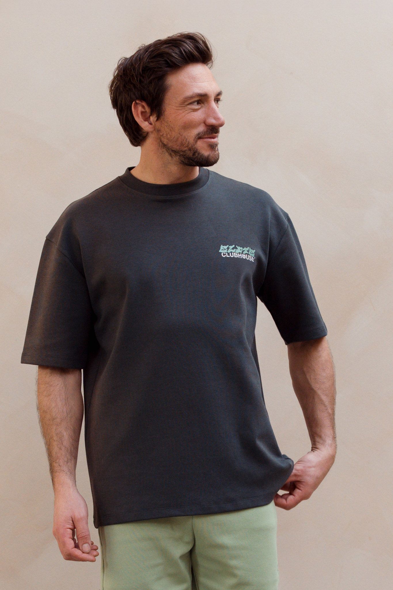 Kultivate Luxury Clubhouse Tee Woodland Grey