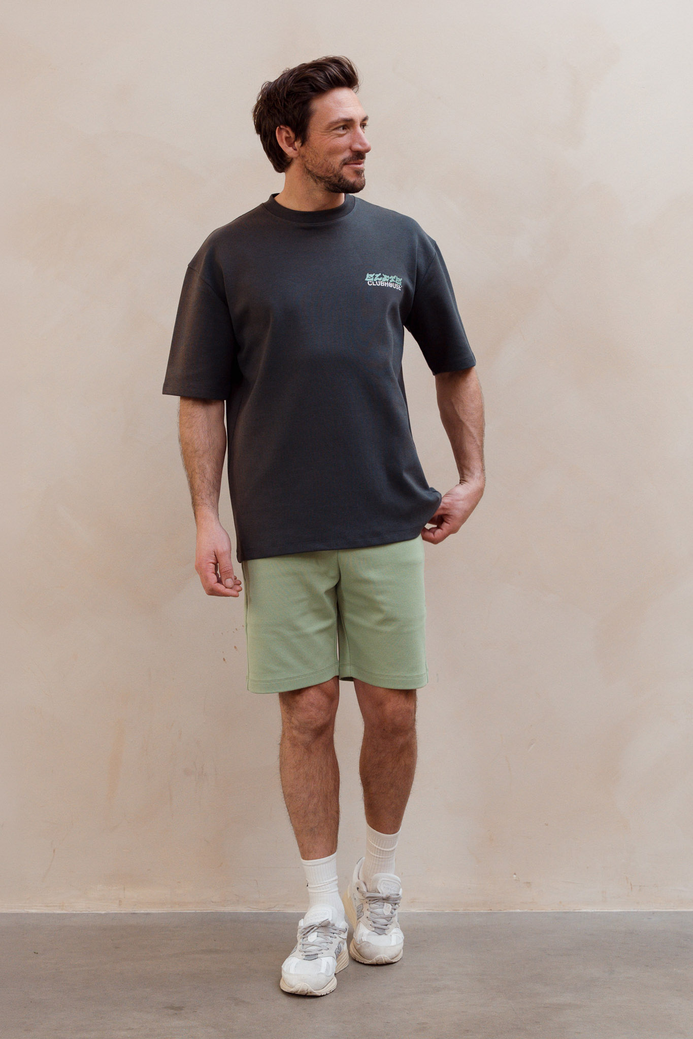 Kultivate Luxury Clubhouse Tee Woodland Grey